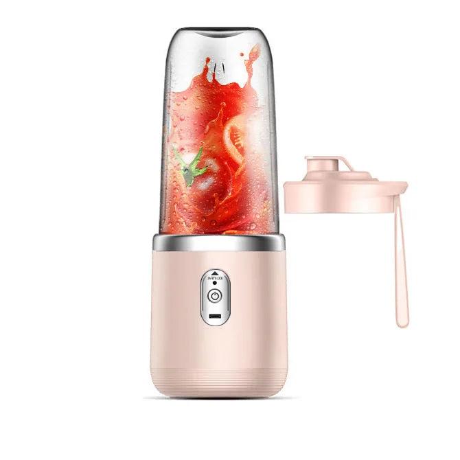 Portable Juicer Blender 400ml Electric Fruit Juicer USB Charging Lemon Orange Fruit Juicing Cup Smoothie Blender Machine 2cups