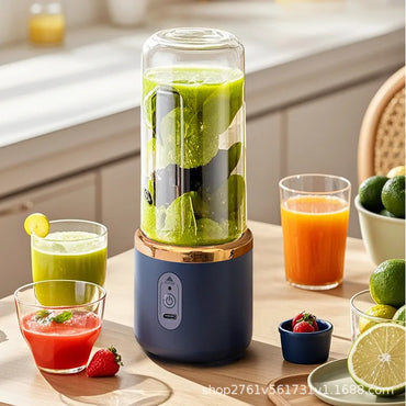 BlendGo™ Portable Smoothie Blender – 400ml USB Rechargeable Juicer Cup for Smoothies, Fruits & Protein Shakes