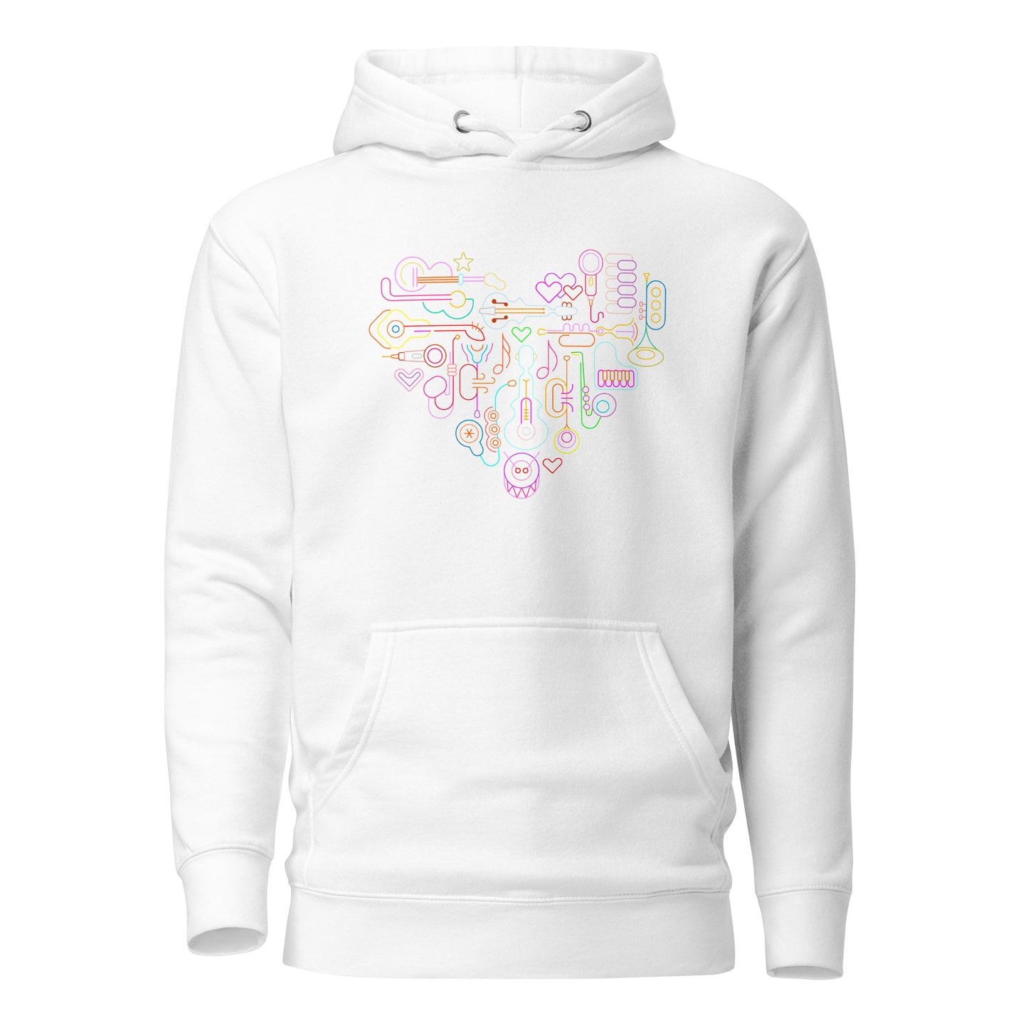 Musical Heart - Unisex Hoodie